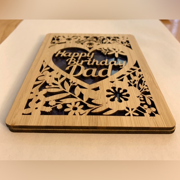 ⭐️BOGO // Bamboo Birthday Card (for dad) - Picture 4 of 16